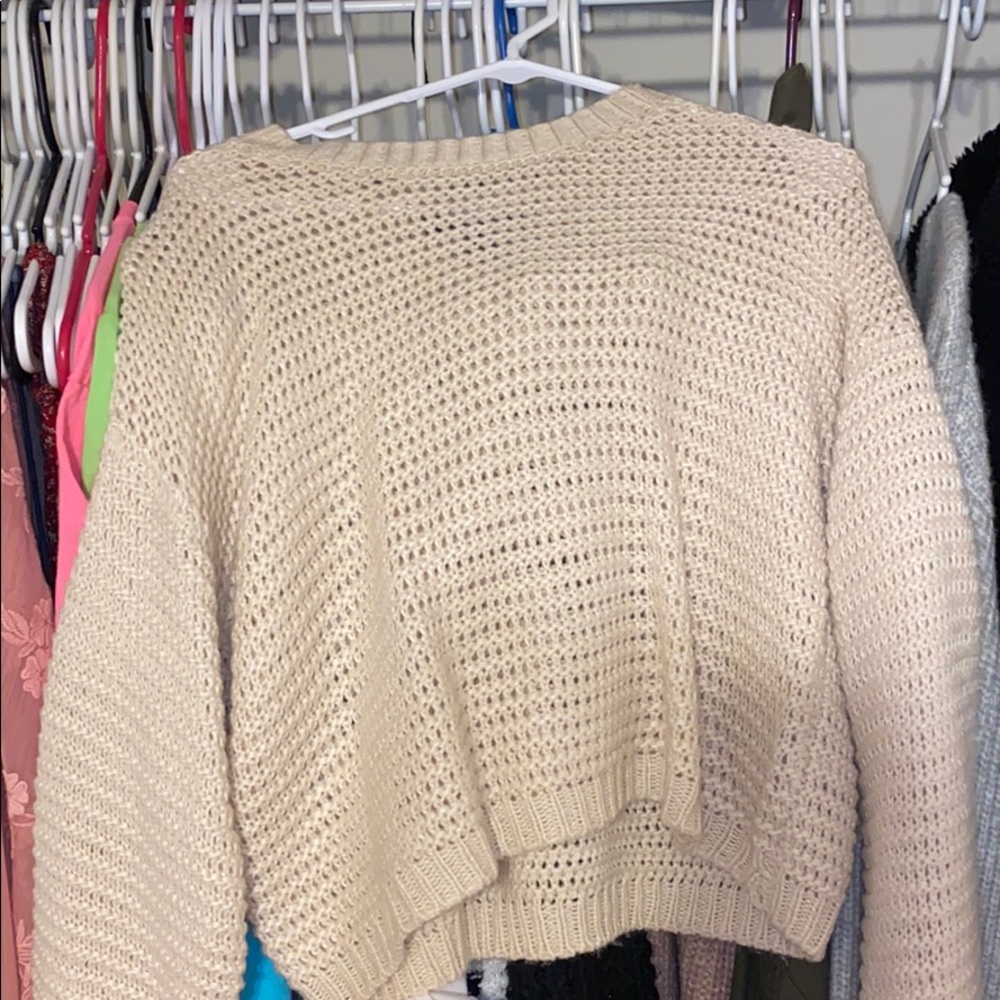 Tan forever 21 sweater!